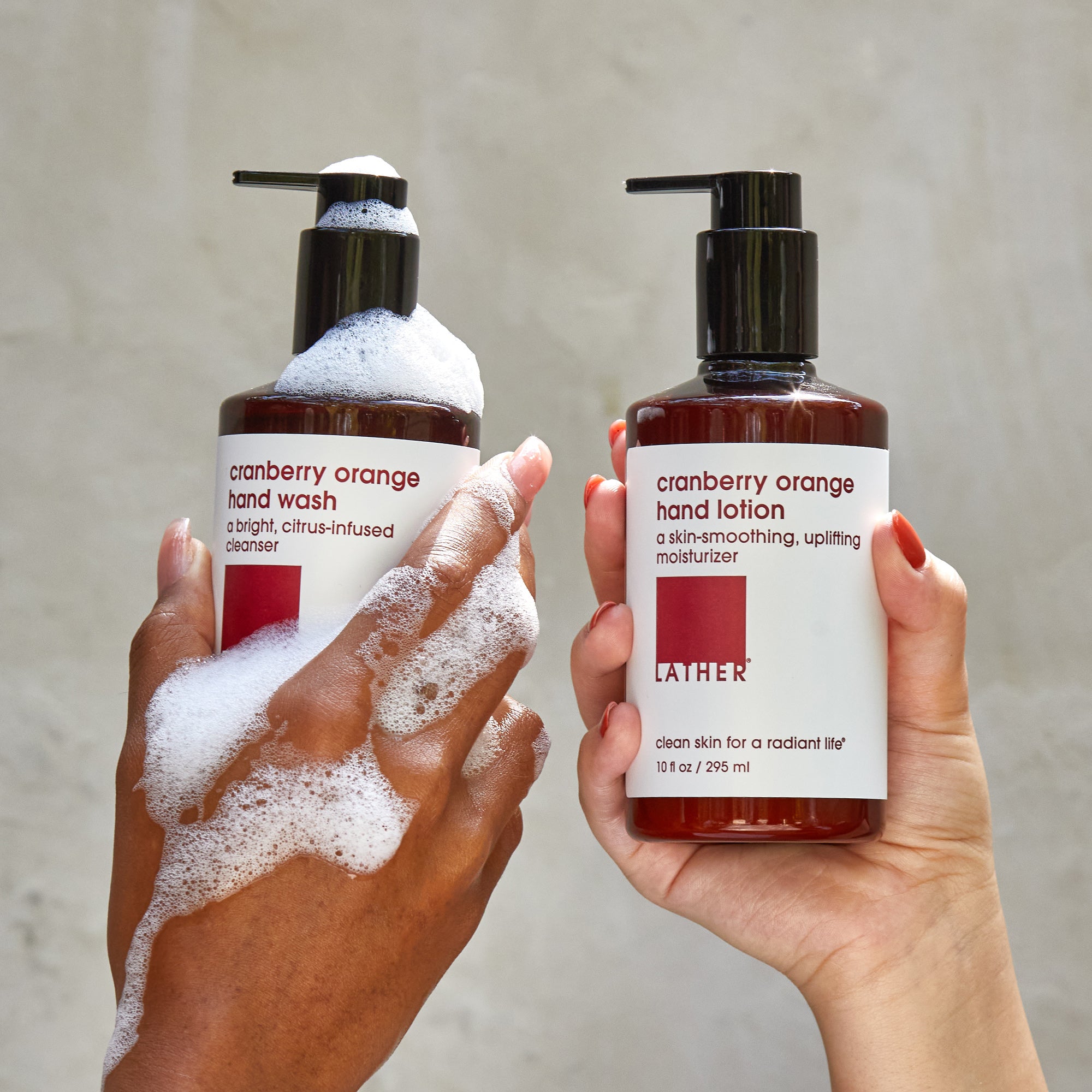 cranberry orange hand care duo