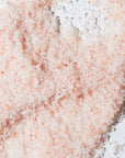 Zoomed in image of Muscle Ease Bath Salts, emphasizing texture