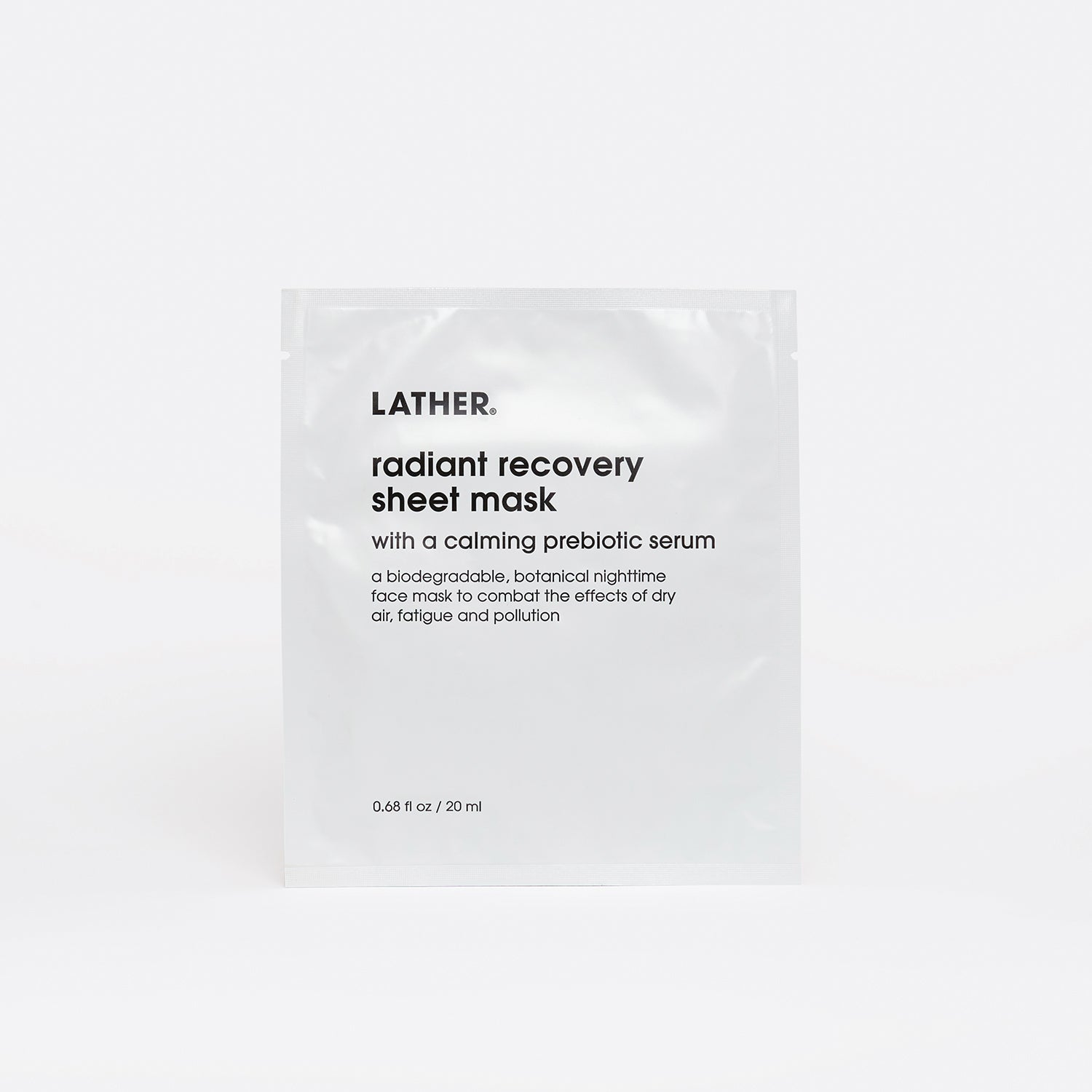 Single Radiant Recovery Sheet Mask